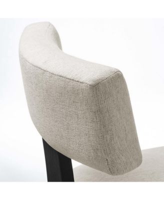  Nalani Fabric Upholstered Dining Chairs, Set of 2