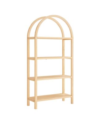  Vexley 72 Inch Large Arched Bookshelf