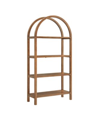  Vexley 72 Inch Large Arched Bookshelf