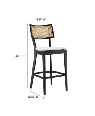 Caledonia Wood Bar Stools, Set of 2