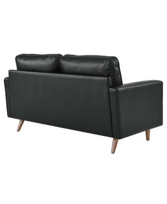  Valour Leather Loveseat