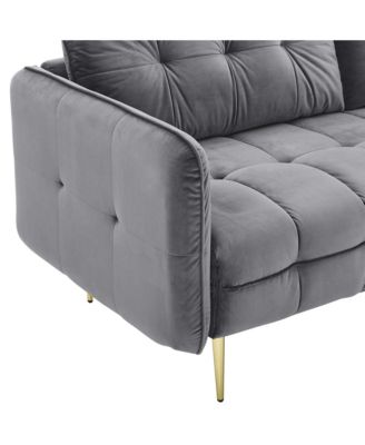  Cameron Tufted Performance Velvet Sofa
