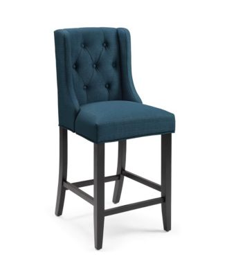  Baronet Upholstered Fabric Counter Bar Stool, Set of 2