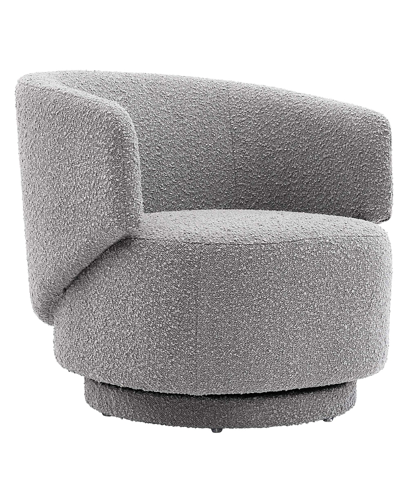 Modway Celestia Boucle Fabric Swivel Chair