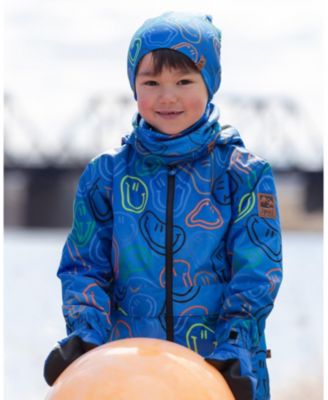  Boys' Stretch Jersey Smileys Beanie - Little Kid