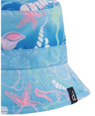 Girls' Wide Brim Beach Shell Print Beach Hat - Baby