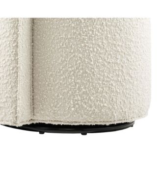  Della Boucle Fabric Swivel Chair