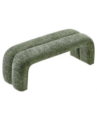  Dax 50.5" Chenille Upholstered Accent Bench