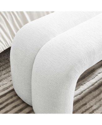  Dax 50.5" Chenille Upholstered Accent Bench