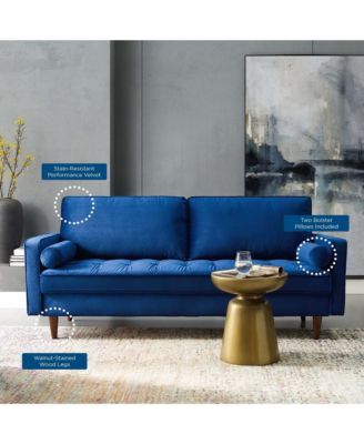  Valour Performance Velvet Sofa