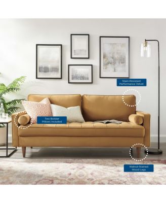  Valour Performance Velvet Sofa