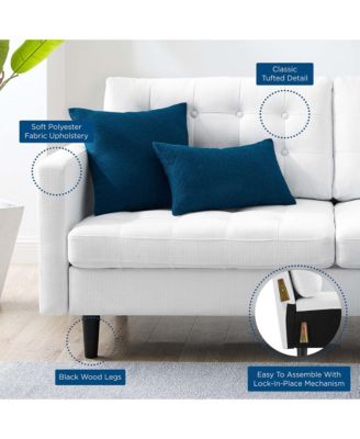  Exalt Tufted Fabric Sofa