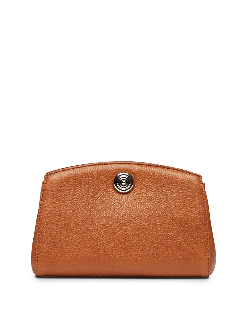 Liffner Small Pushlock Leather Clutch
