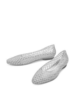 Women's Allure Silver Jelly Shoes