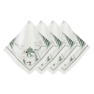 Estate Winter Frolic Napkin, Set of 4