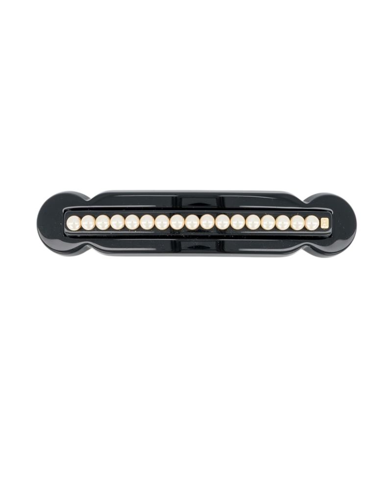 Alexandre de Paris Lineature Pearls Acetate Barette