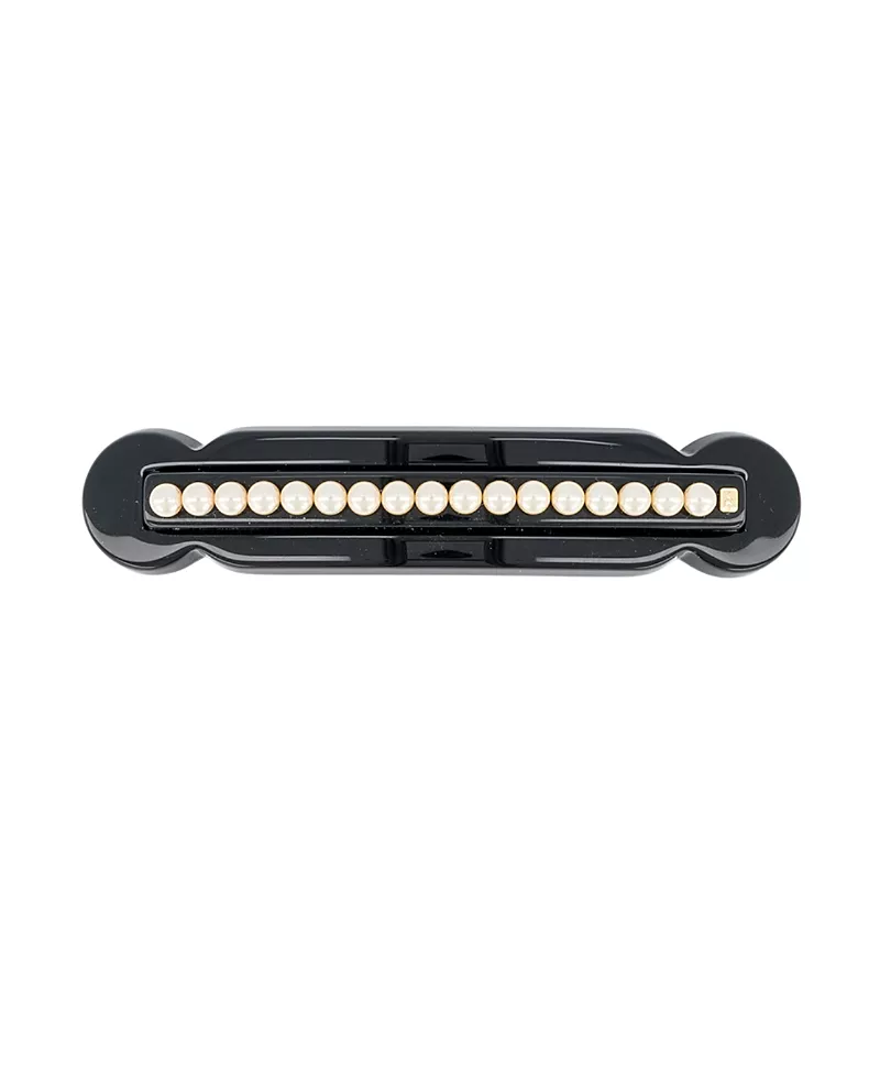 Alexandre de Paris Lineature Pearls Acetate Barette