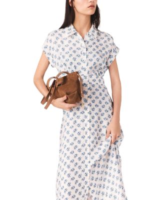 Jacquard Print Maxi Dress