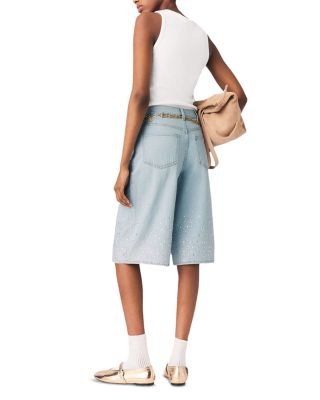 Ipyros Rhinestone Bermuda Shorts