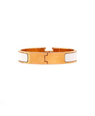 Narrow Clic H Bracelet Enamel
