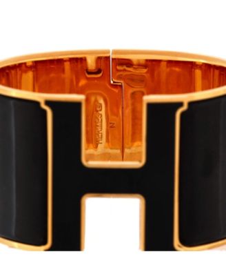 Extra Wide Clic H Bracelet Enamel