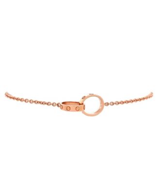  Love Interlocking Bracelet 18K Rose Gold