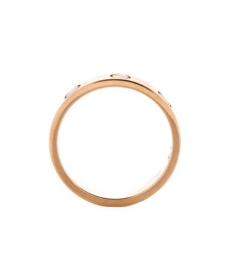  Love Wedding Band Ring 18K Rose Gold