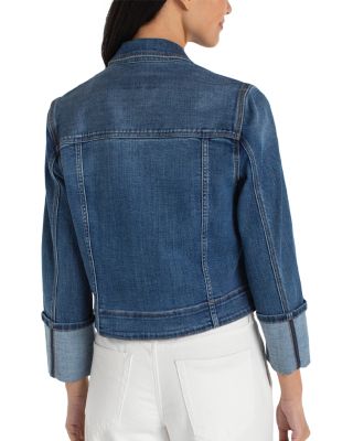 Bracelet Length High Cuff Trucker Jacket in West Ways