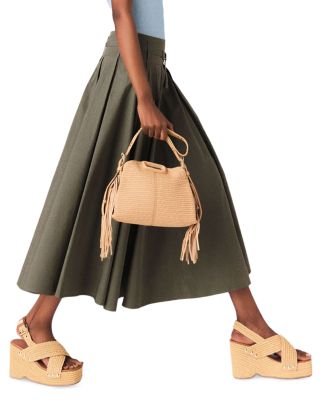 Jeji Belted Midi Skirt