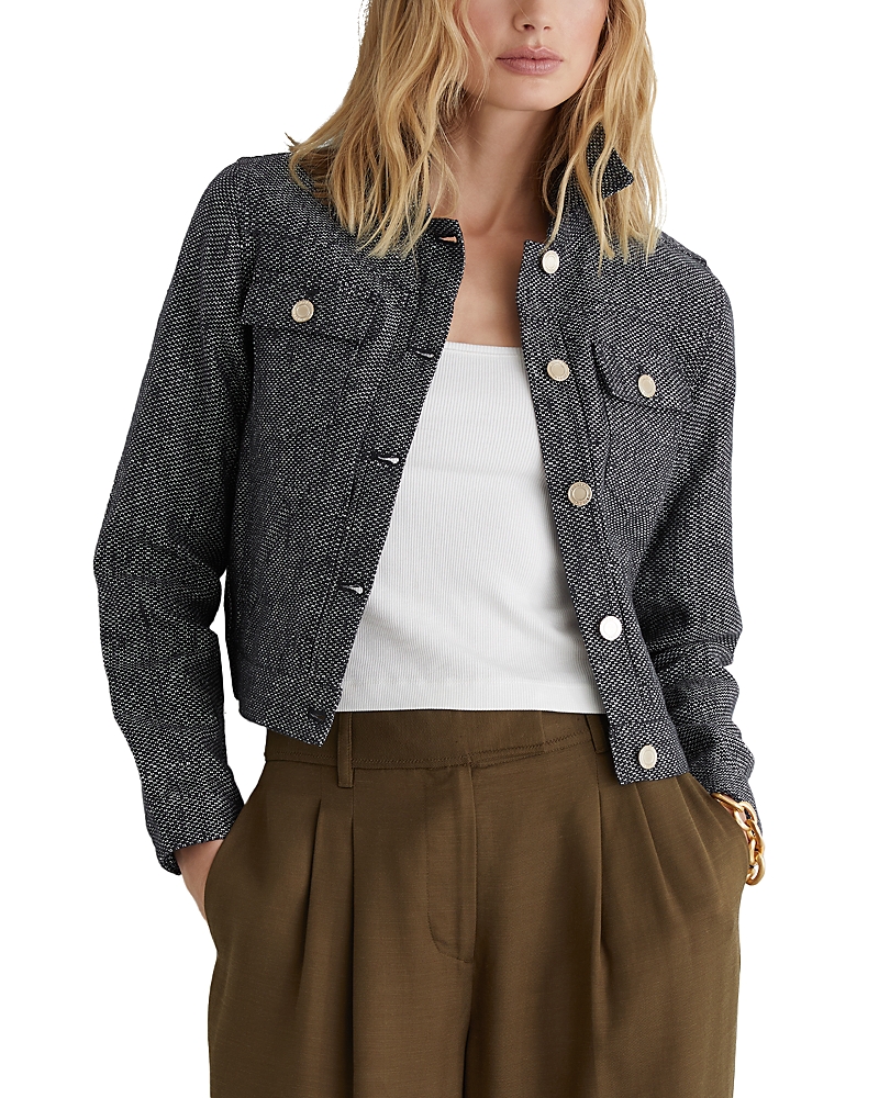 Reiss Bree Textured Trucker Jacket