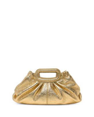 Maje Milpli Mini Metallic Leather Clutch | Bloomingdale's Handbags