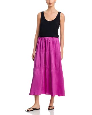 Smocked Tiered Skirt