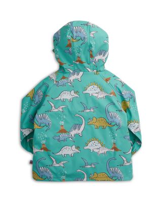 Unisex Dino Print Color Changing Magnetic Raincoat - Little Kid, Big Kid