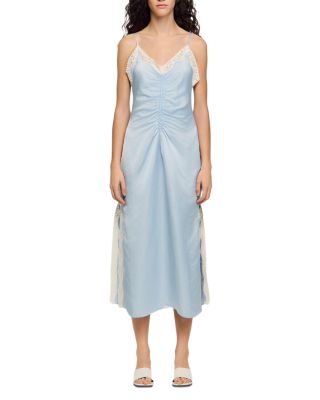 Gaiana Satin Effect Lace Dress