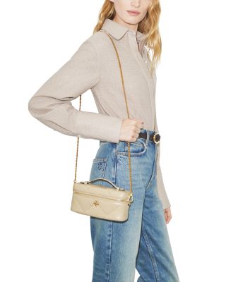 Kira Diamond Quilt East West Vanity Case