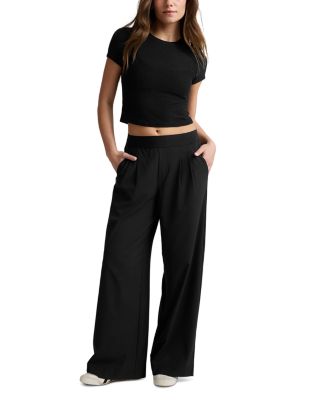 Pull On Wide Leg Pants