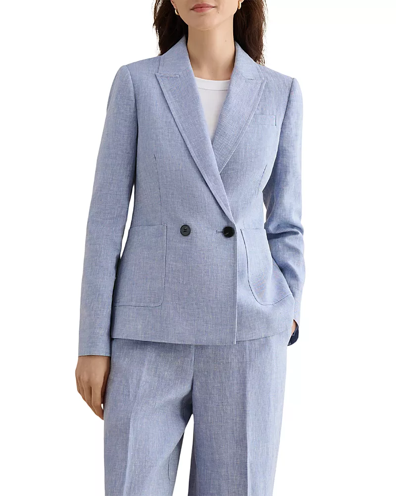 Hobbs London Estella Linen Blazer
