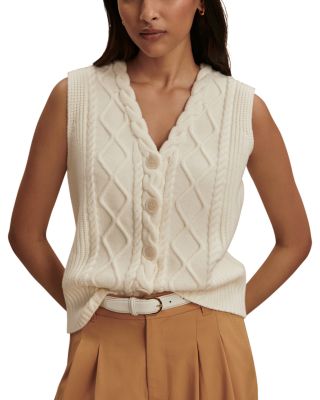 Tatyana Cable Knit Vest