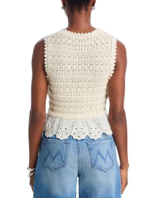 Pointelle Eyelet Tank - Exclusive