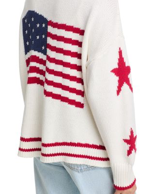 American Flag Knit Cardigan