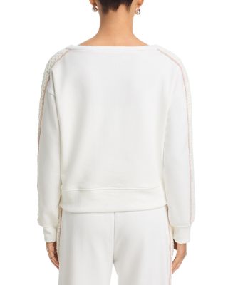 French Terry Off Shoulder Sweatshirt & French Terry Pants