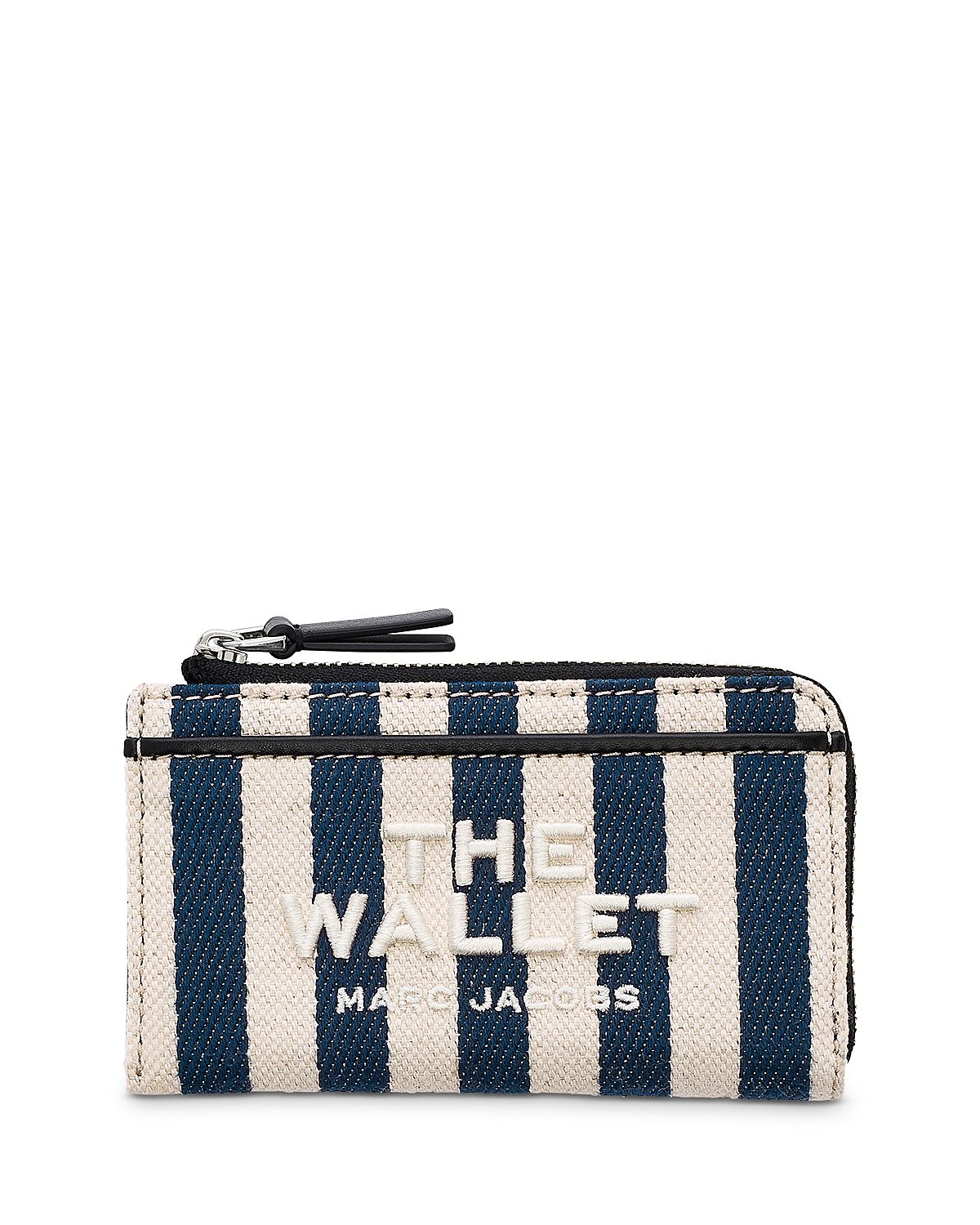 Marc Jacobs The Stripe Canvas Top Zip Wallet