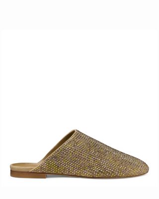 Women's Thalia Shine Embellished Leather Mules