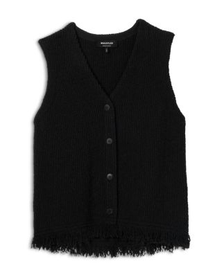 Cotton Blend Boucl&eacute; Tank Top