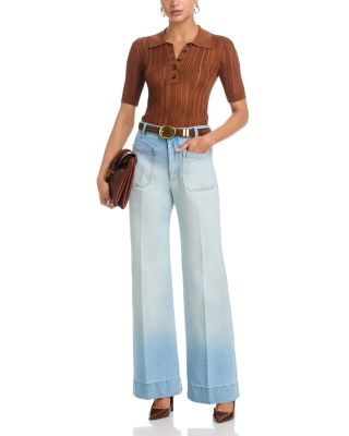 Alina Wide Leg Jeans in Heritage Blue