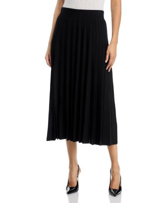 Lafayette 148 New York Pleated Pull On Knit Skirt | Bloomingdale's