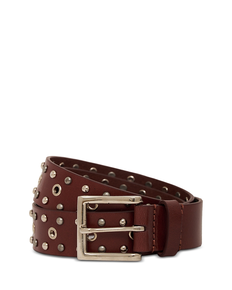 Sanctuary Studded Leather Buckle Up Belt