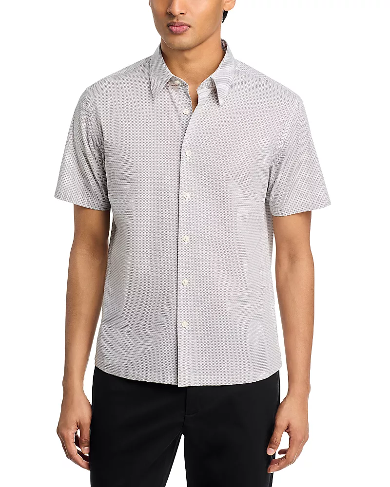 Theory Irving Short Sleeve Optical Shirt
