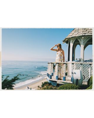 Printed Eyelet Maxi Dress - Exclusive