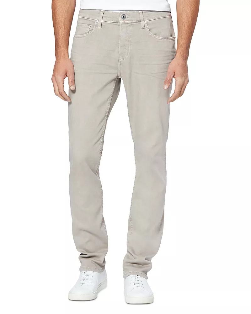 Paige Federal Slim Straight Jeans in Aged Beige